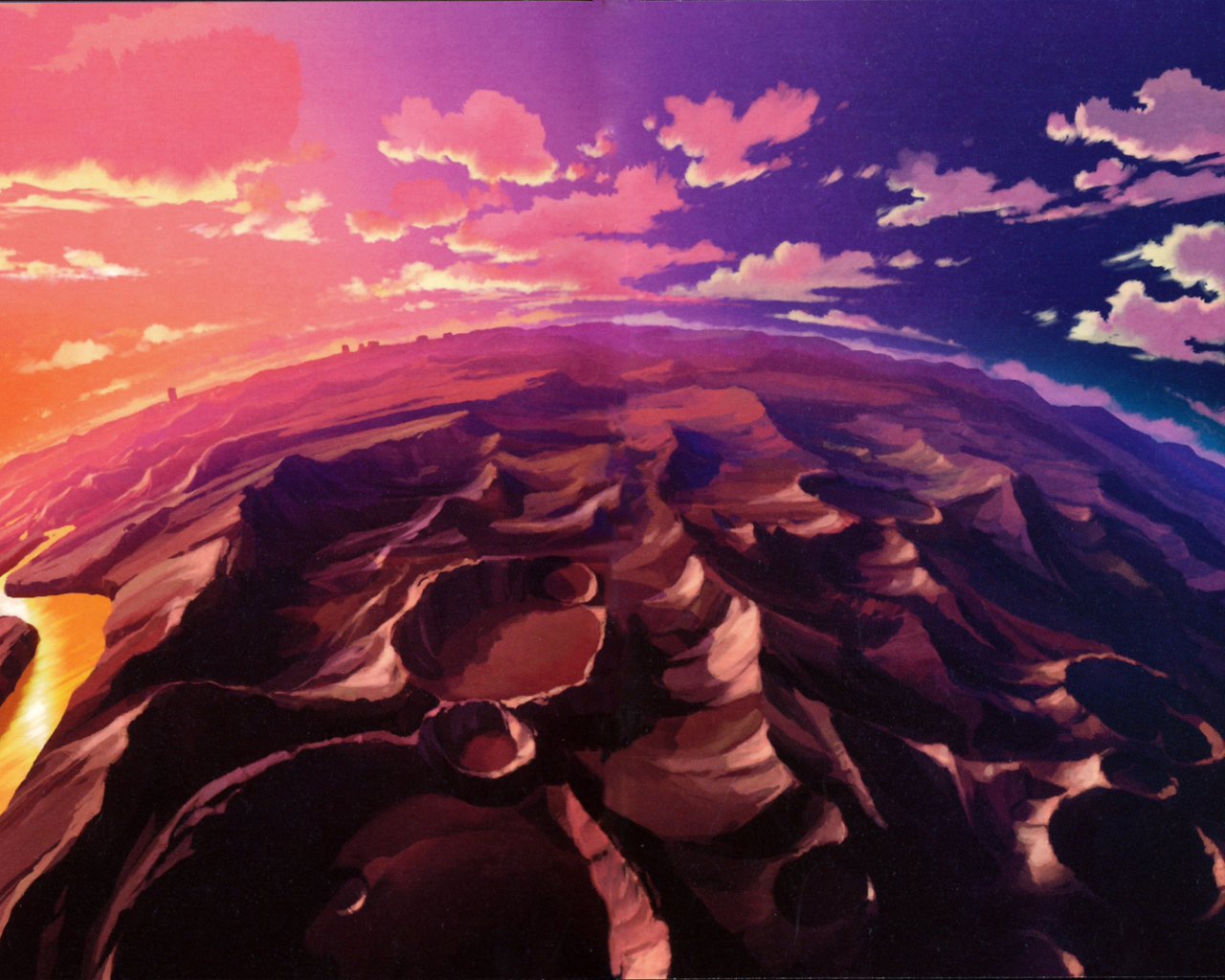 Планета в аниме Тэнгэн Топпа Гуррен-Лаганн