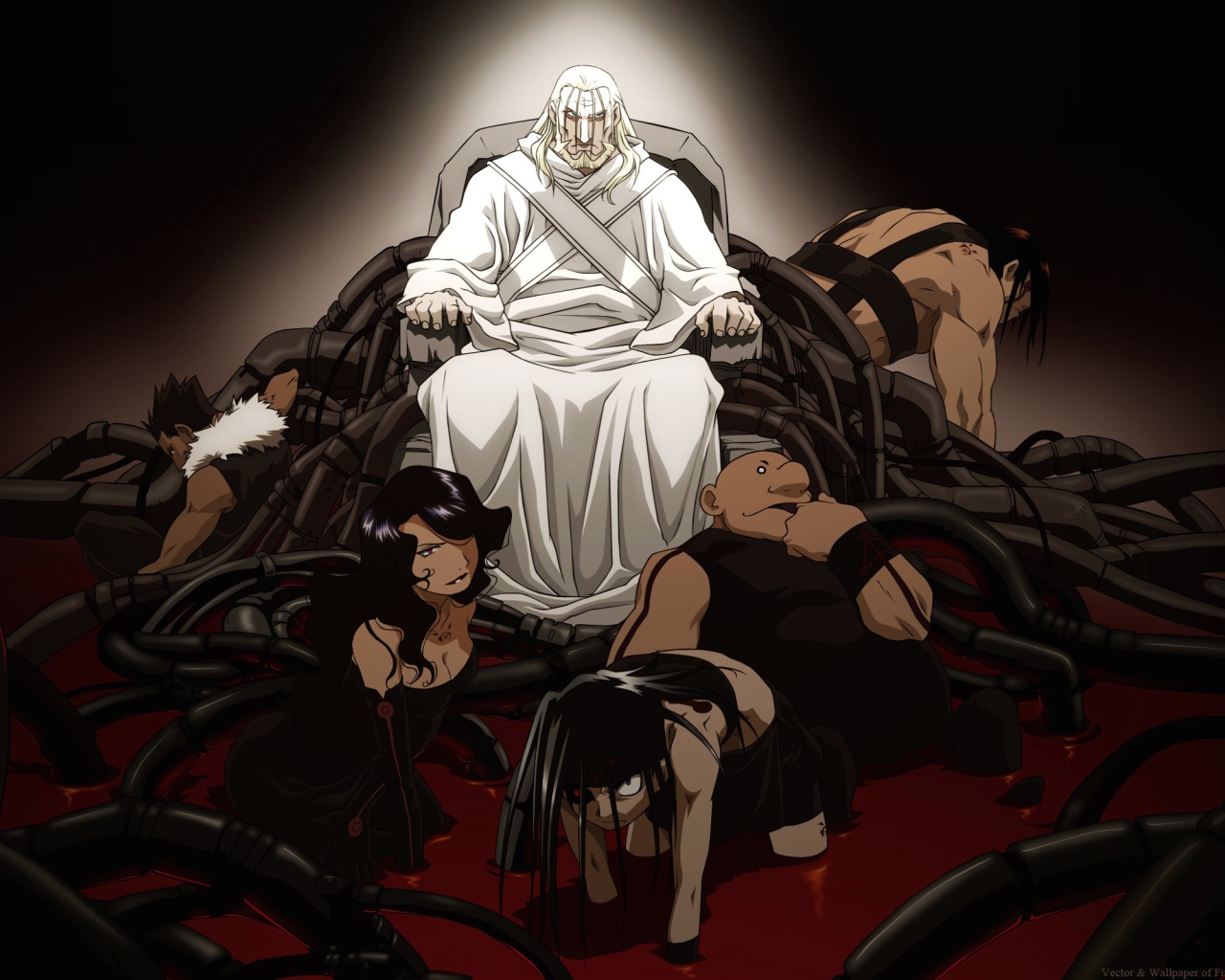 Могущественный маг в аниме Стальной алхимик