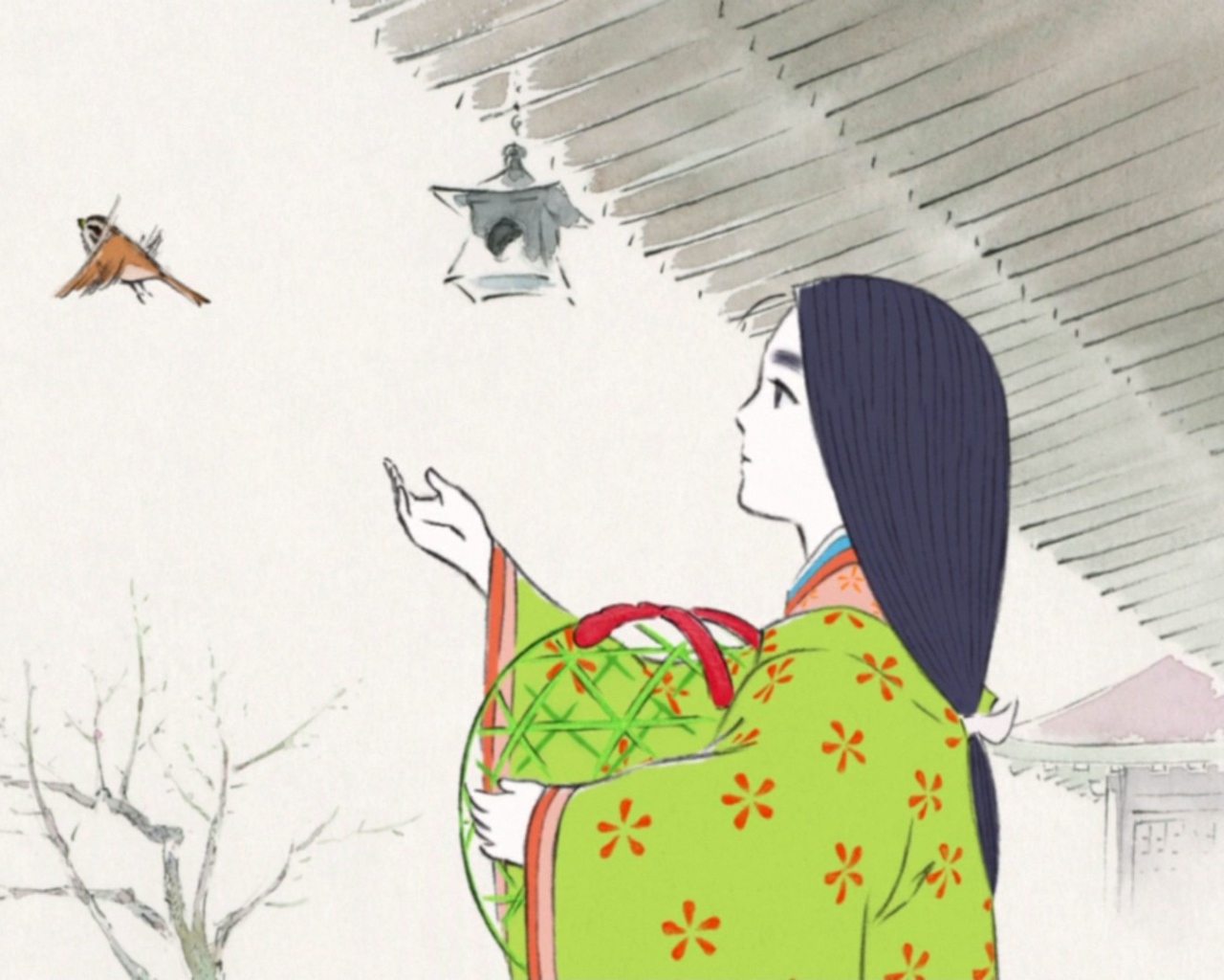 Принцесса отпустила птичку, аниме