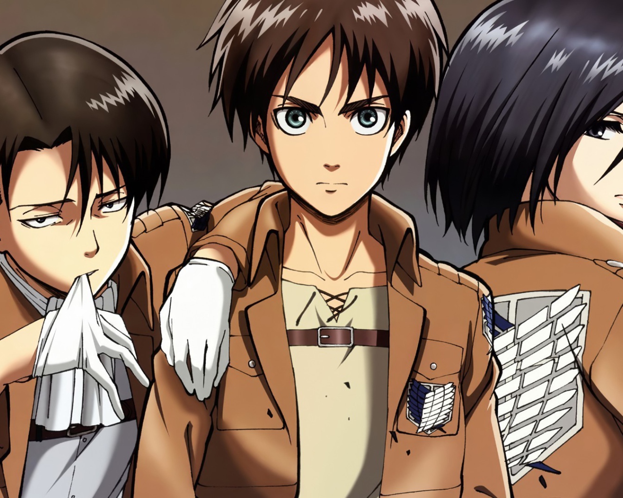 Гордые герои аниме Атака Титанов