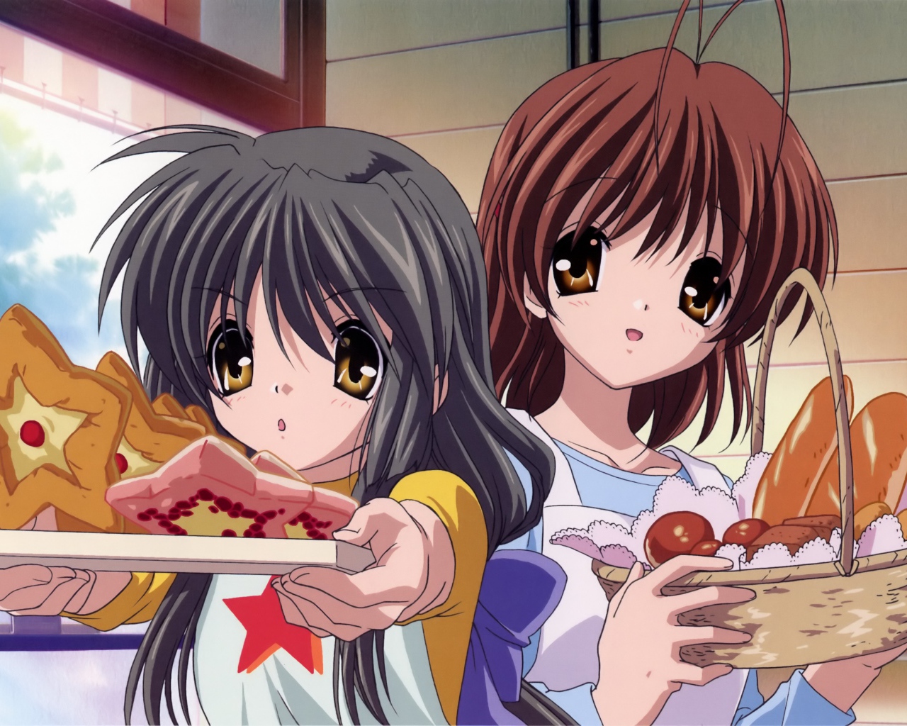 Угощение в аниме Кланнад