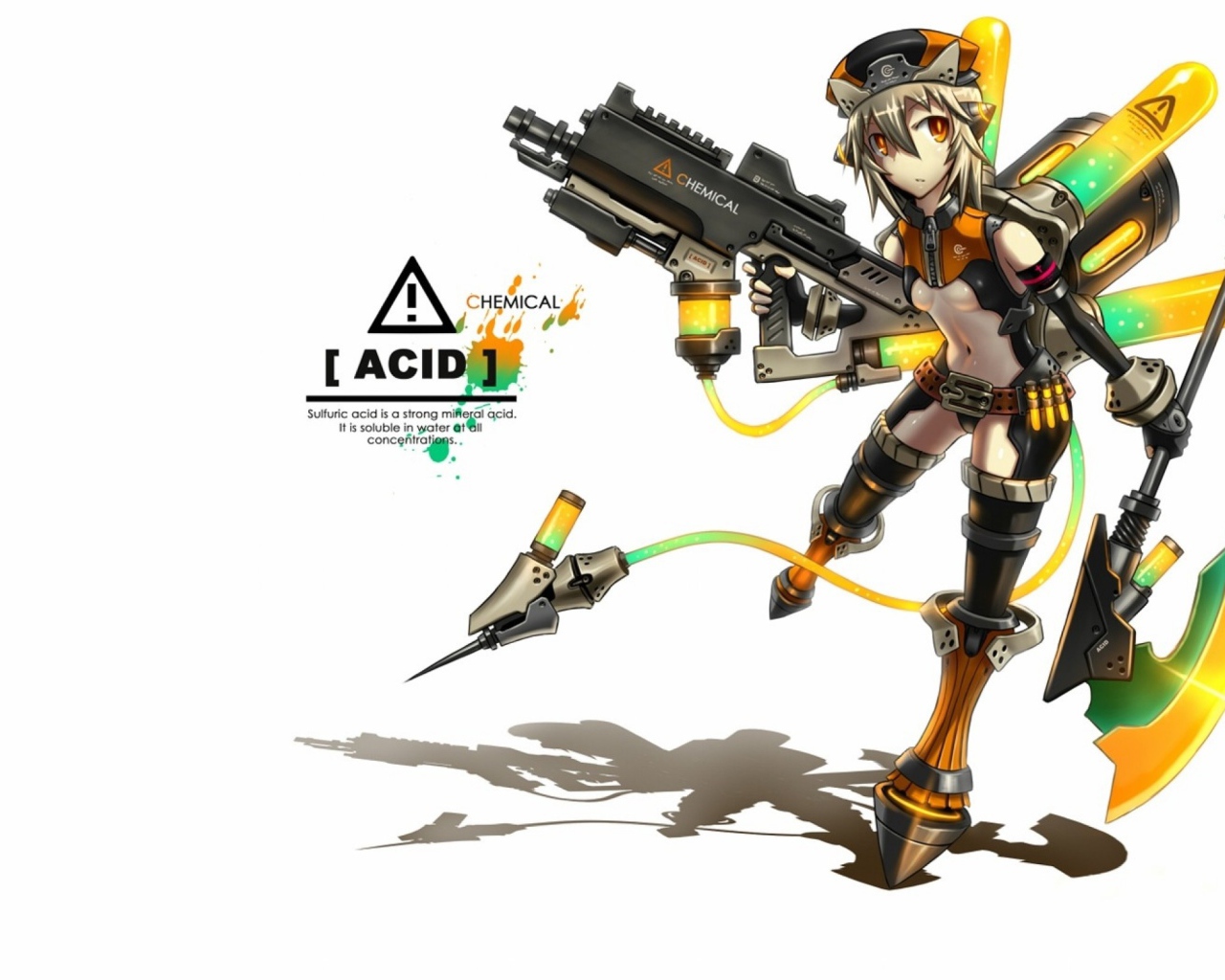 Девушка робот Gia Anime