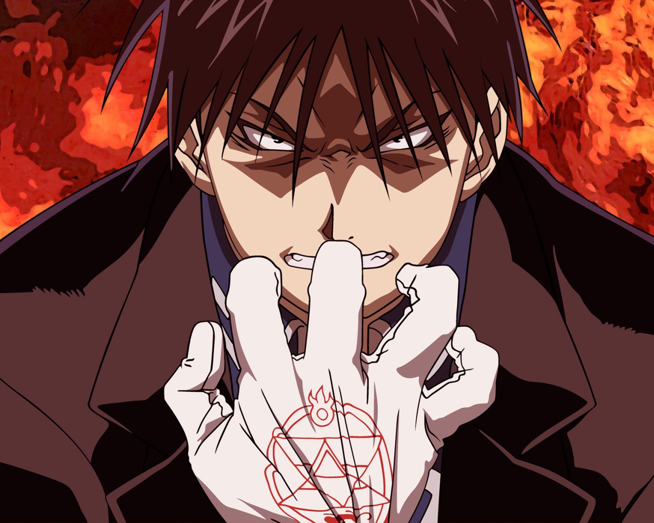 Роу Мустанг персонаж аниме