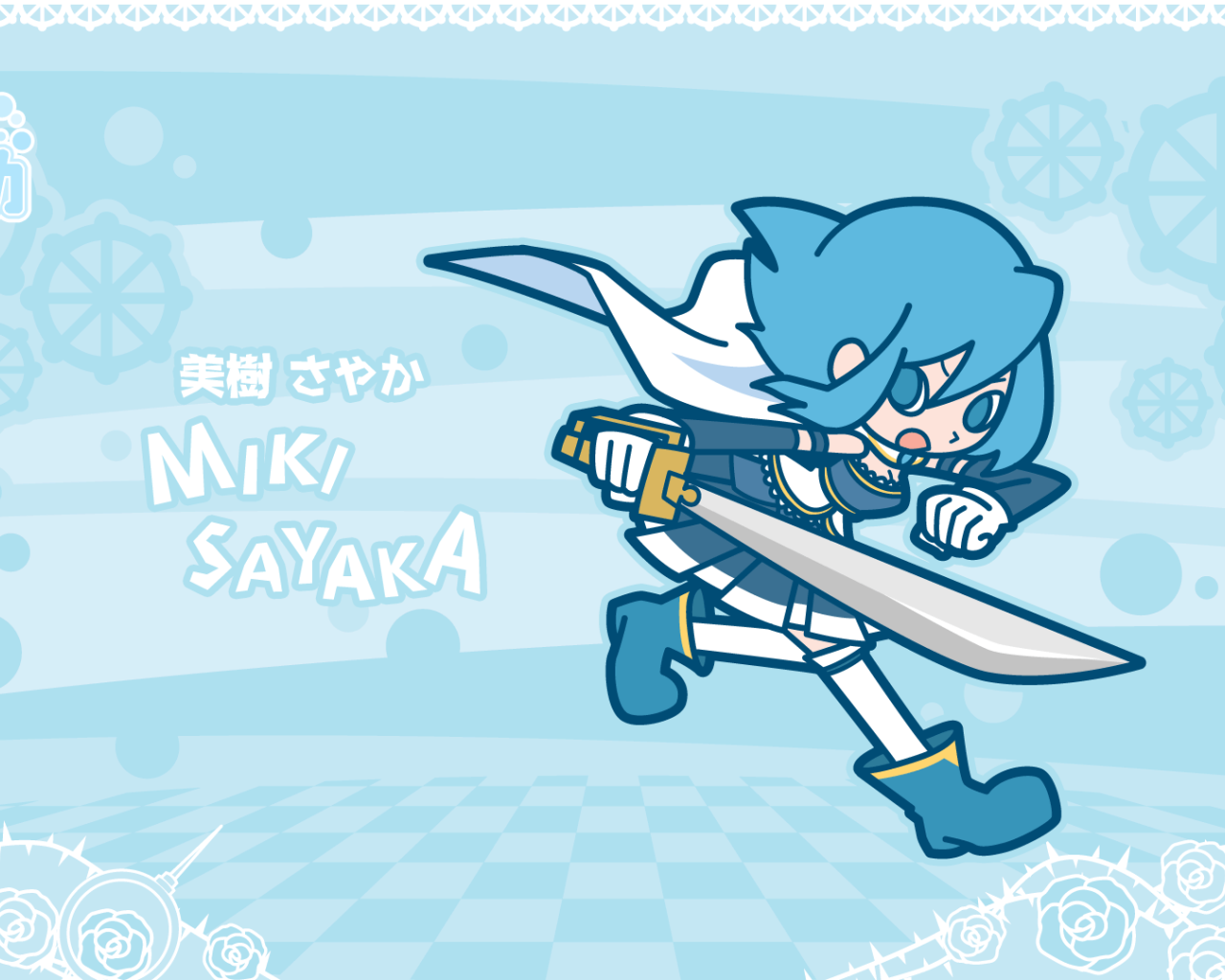 Мики Саяка из аниме Девочка-волшебница Мадока