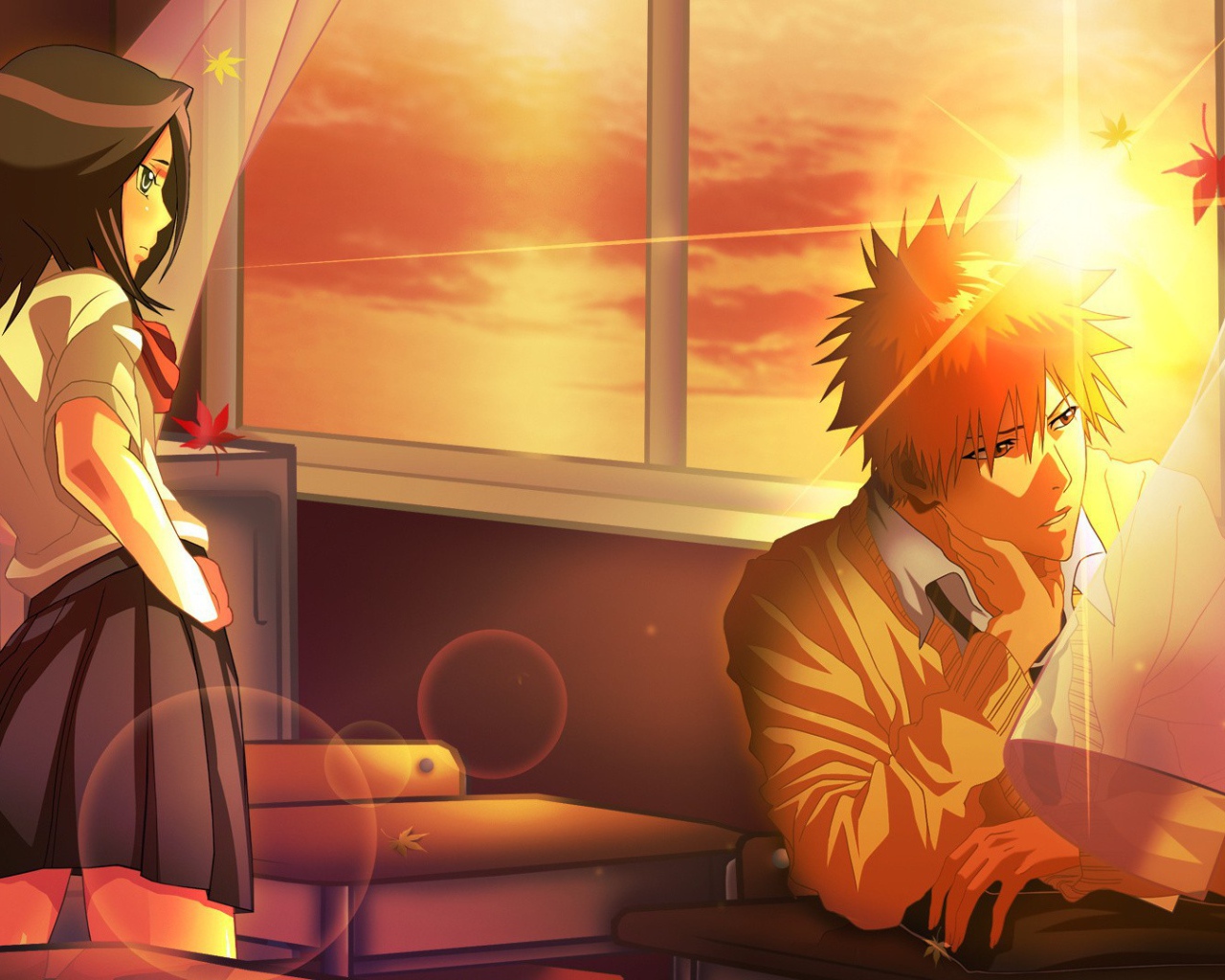 Школьные друзья в аниме Блич