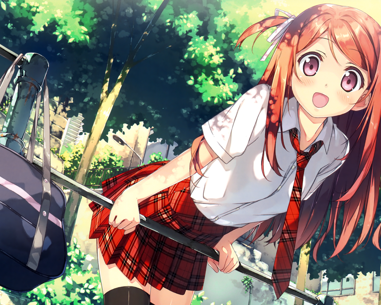 Школьница из аниме Kantoku