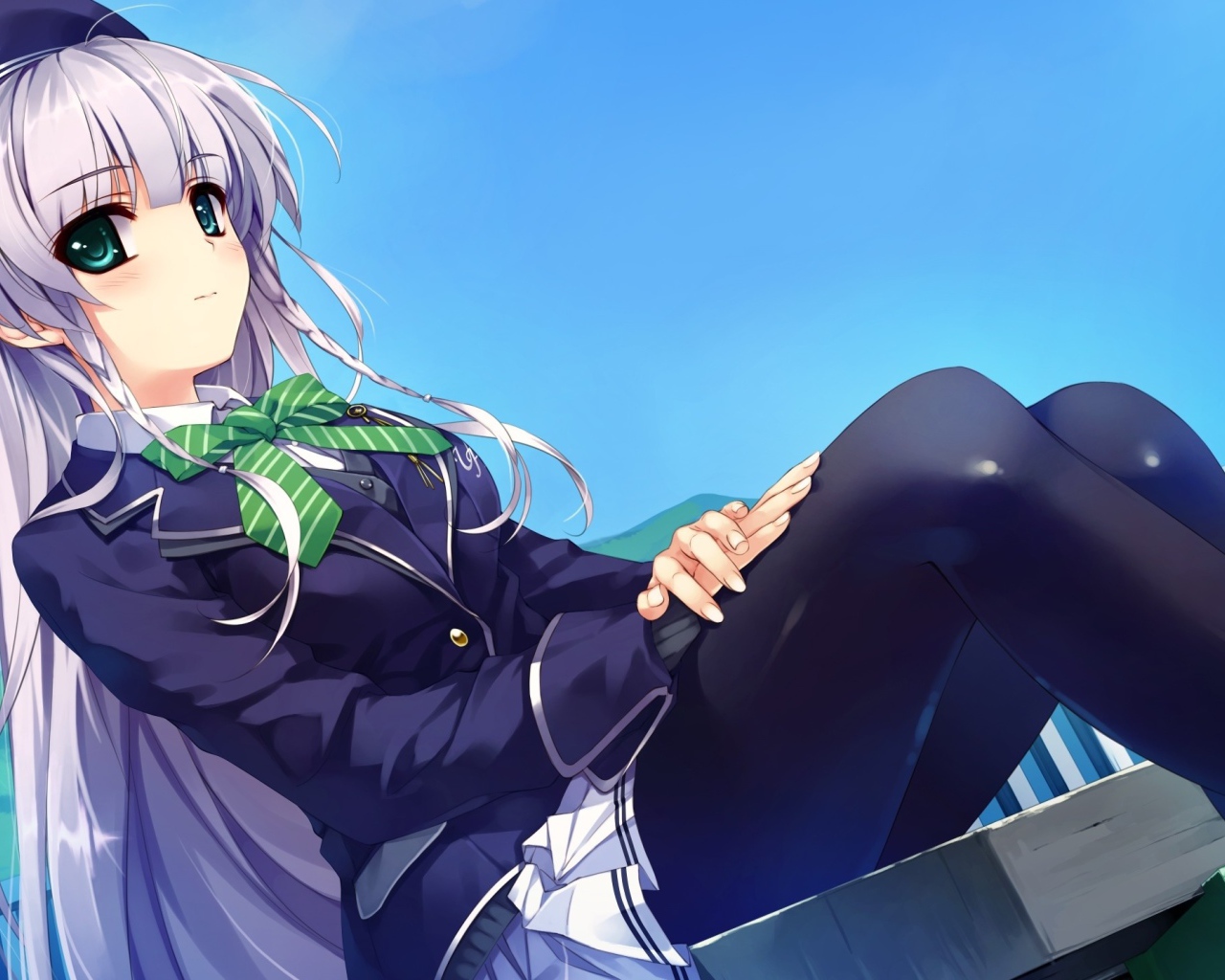 Школьница в аниме Ushinawareta Mirai wo Motomete