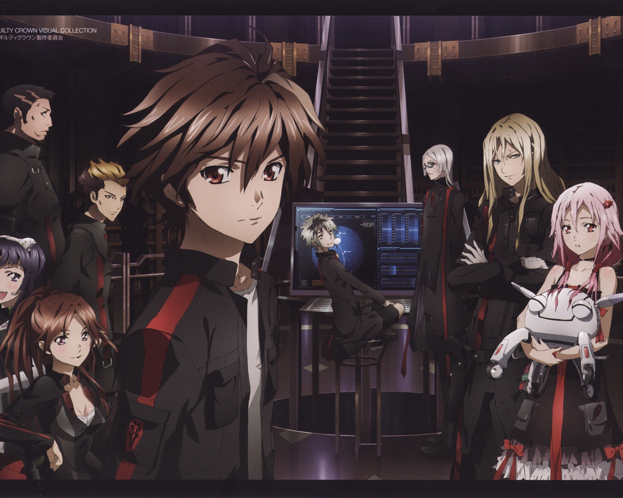 Тайный штаб в аниме Корона грешника