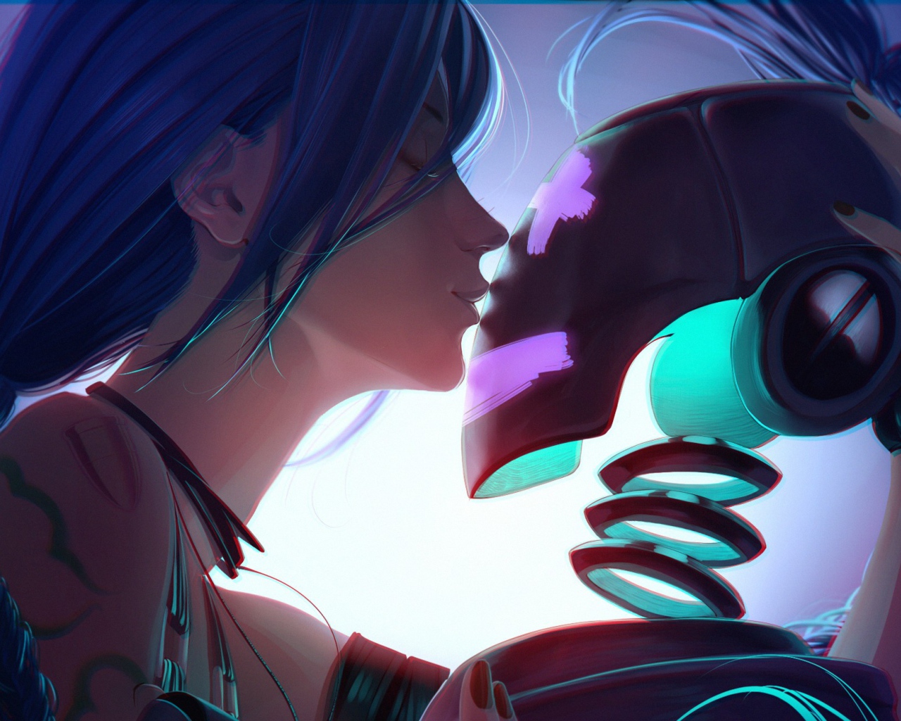 Девушка влюбилась в робота, аниме