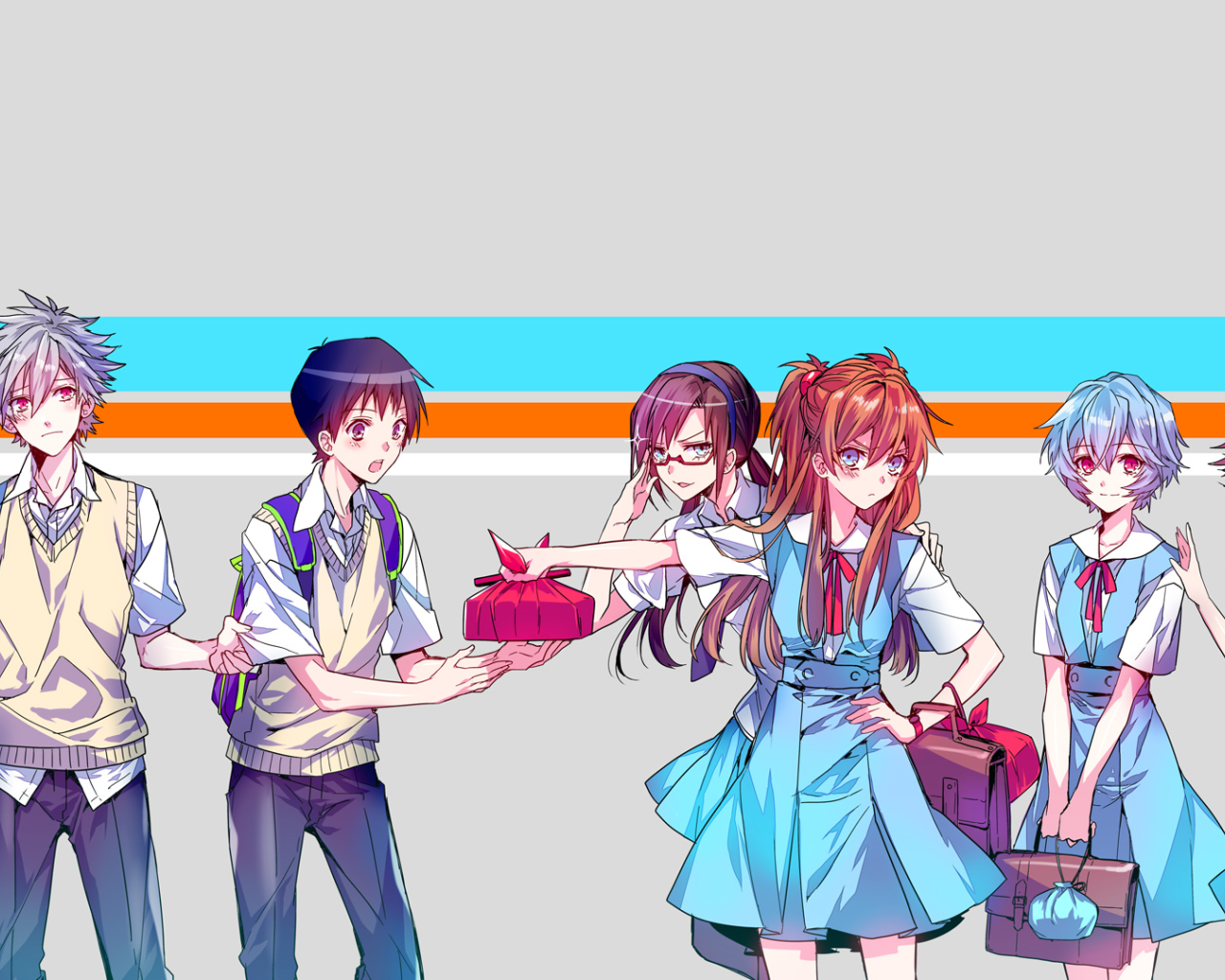 Девушка отказалась от подарка, аниме