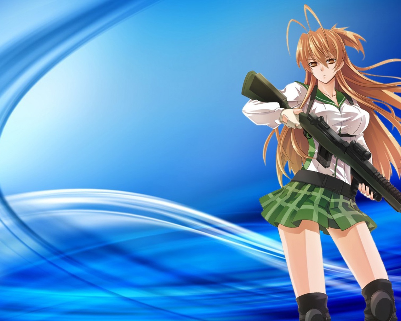 Снайпер из аниме Highschool DxD