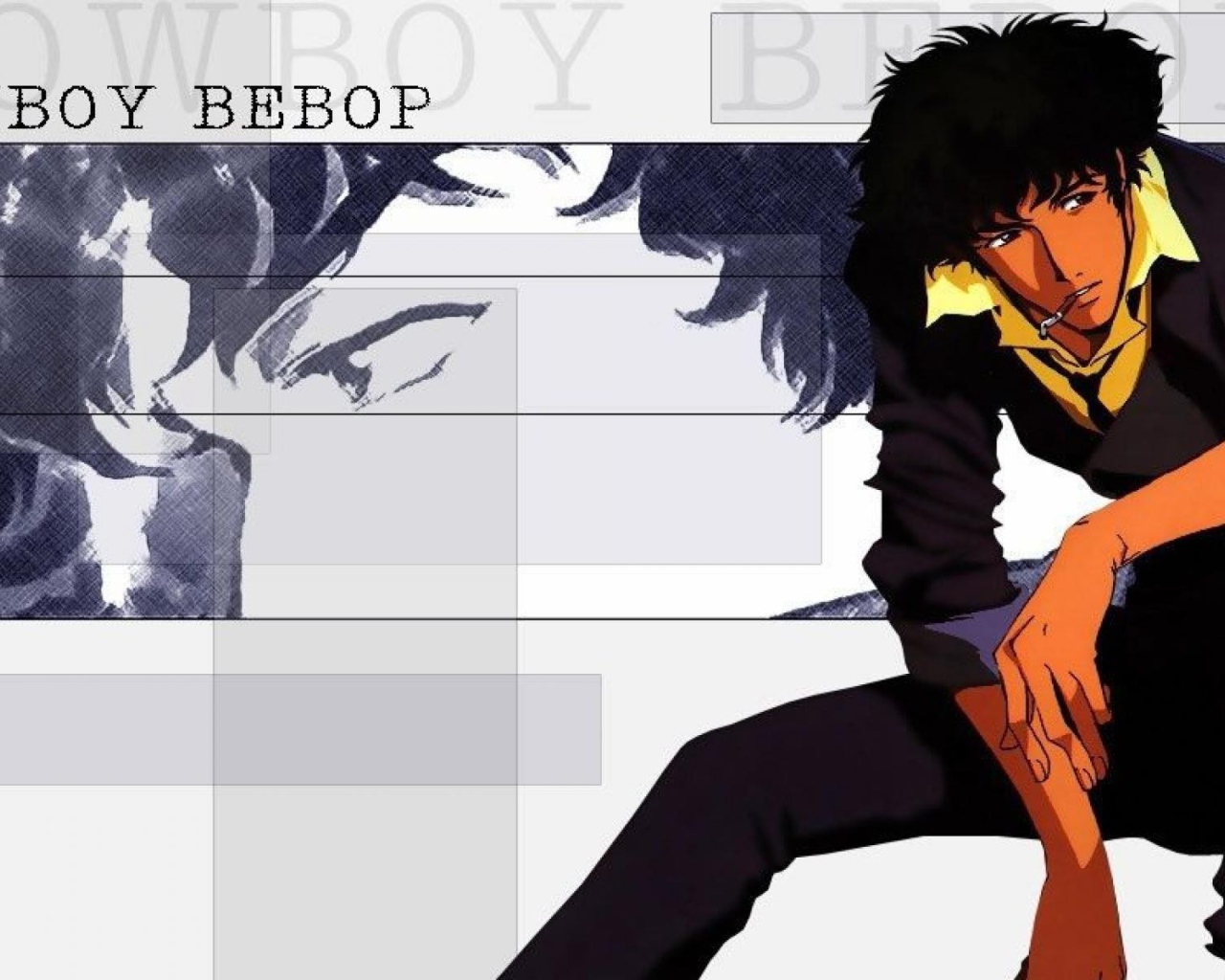 Парень Спайк из аниме Ковбой Бибоп