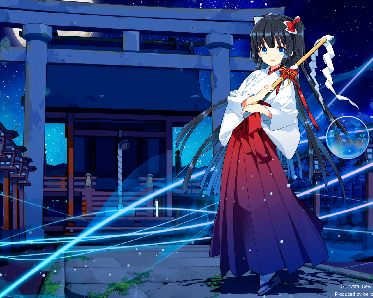 Милая девочка аниме Suisho Shizuku