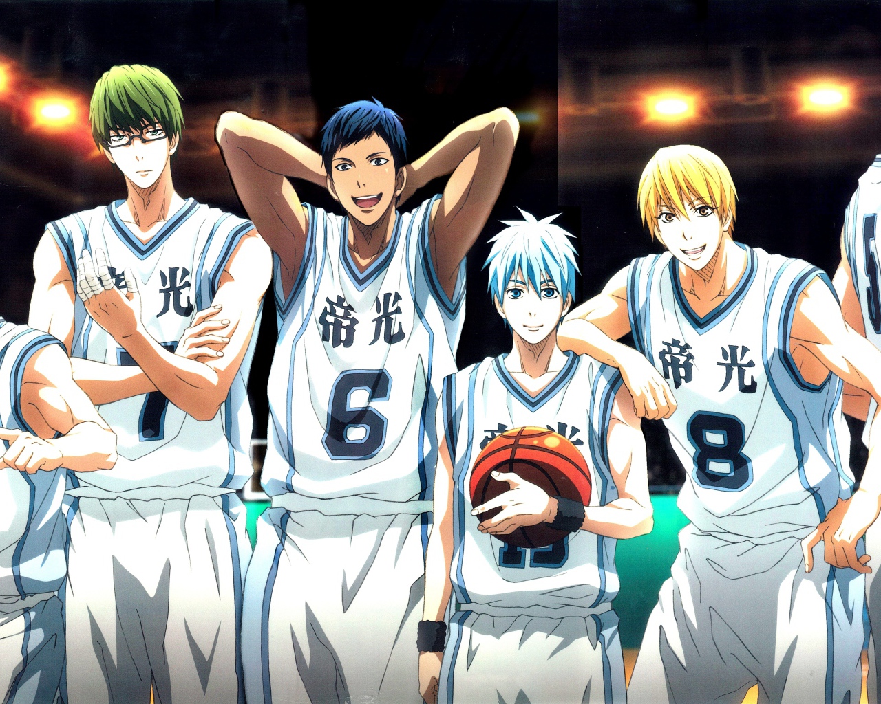 Команда из аниме Куроко баскетбол