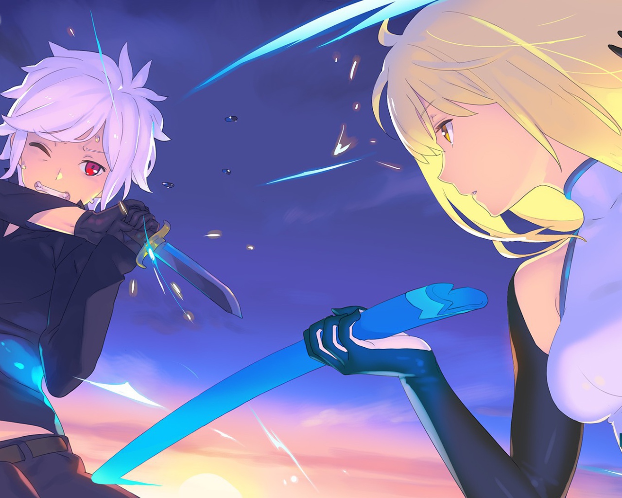 Сражение в аниме Может, я встречу тебя в подземелье