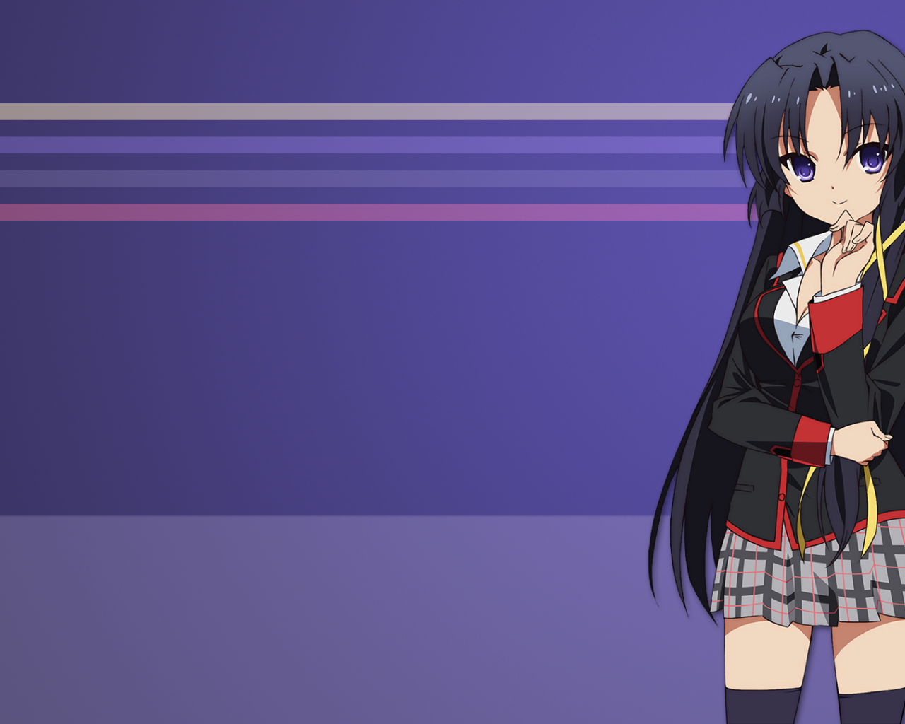 Черноволосая девушка в аниме Маленькие проказники