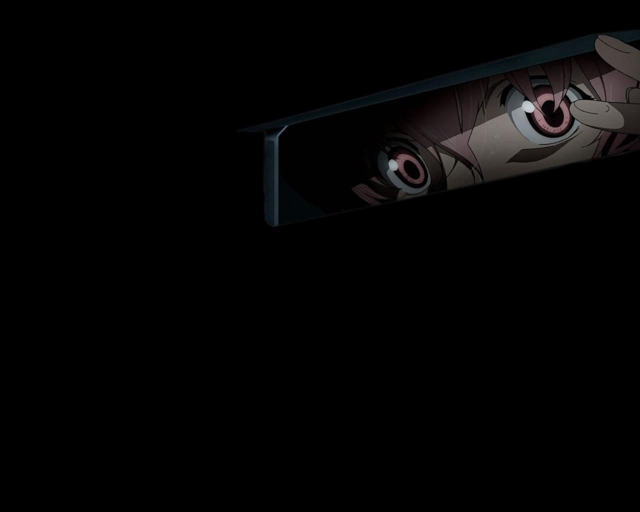 Глаза в зеркале, аниме Яндере