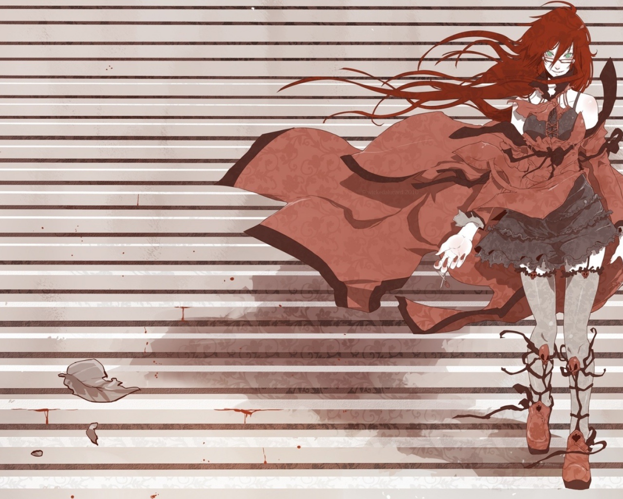 Девушка из аниме Тёмный дворецкий