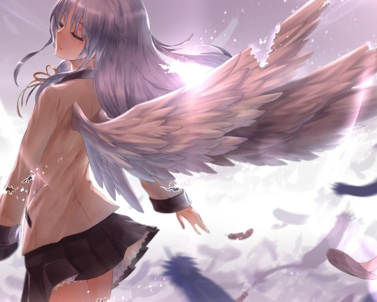 Девушка с крыльями, аниме Kantoku