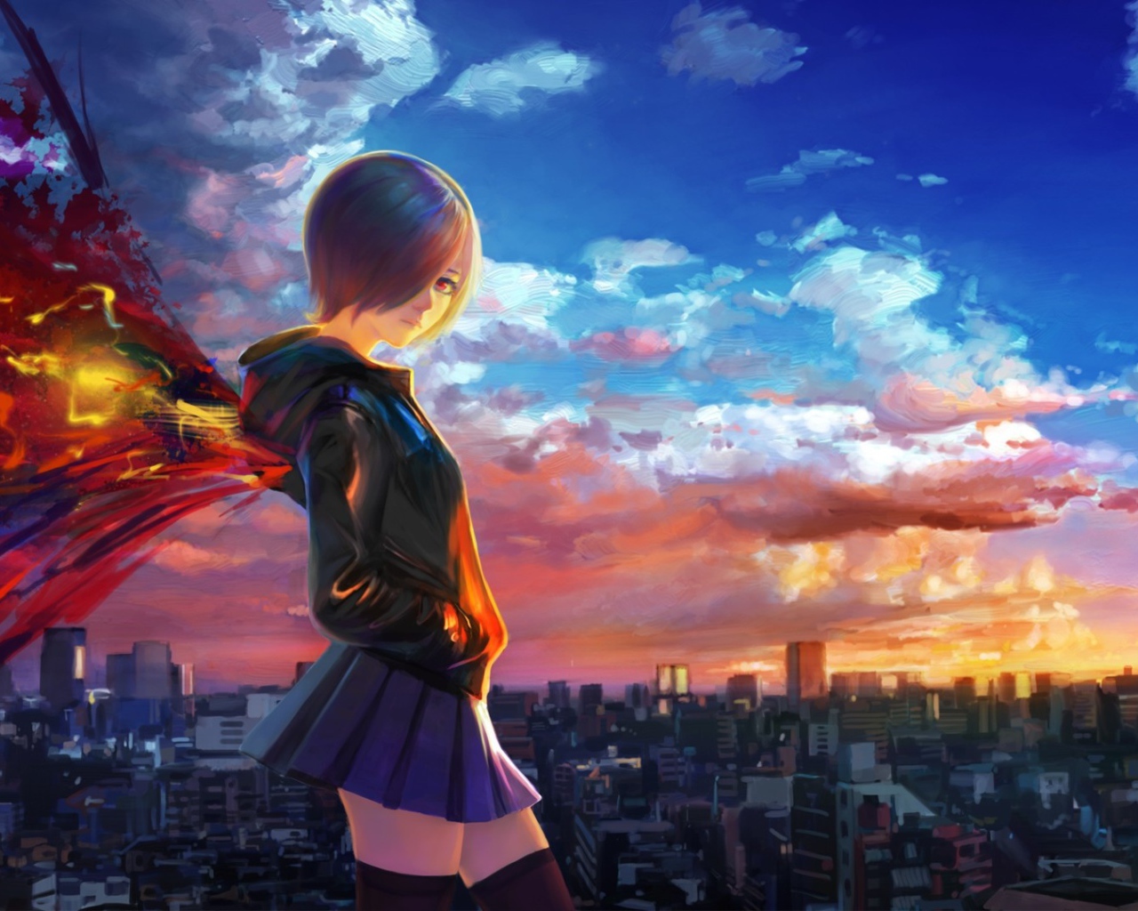 Девушка с крыльями, аниме Tokyo Ghoul