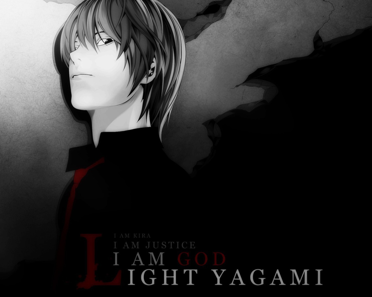 Парень на постере аниме Тетрадь смерти