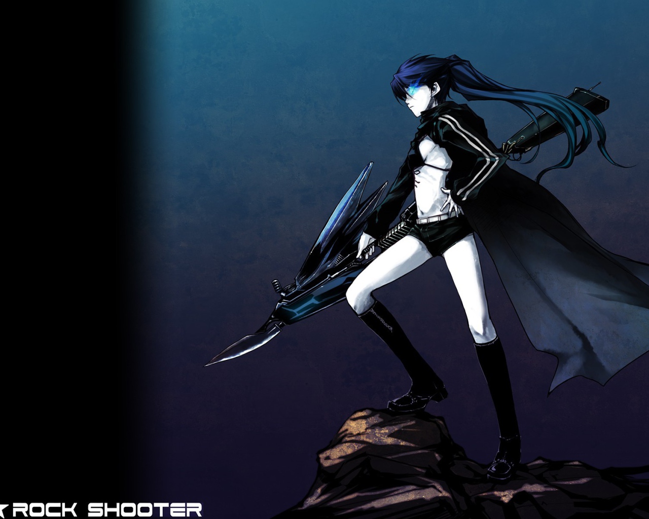 Герой аниме Стрелок с Черной скалы