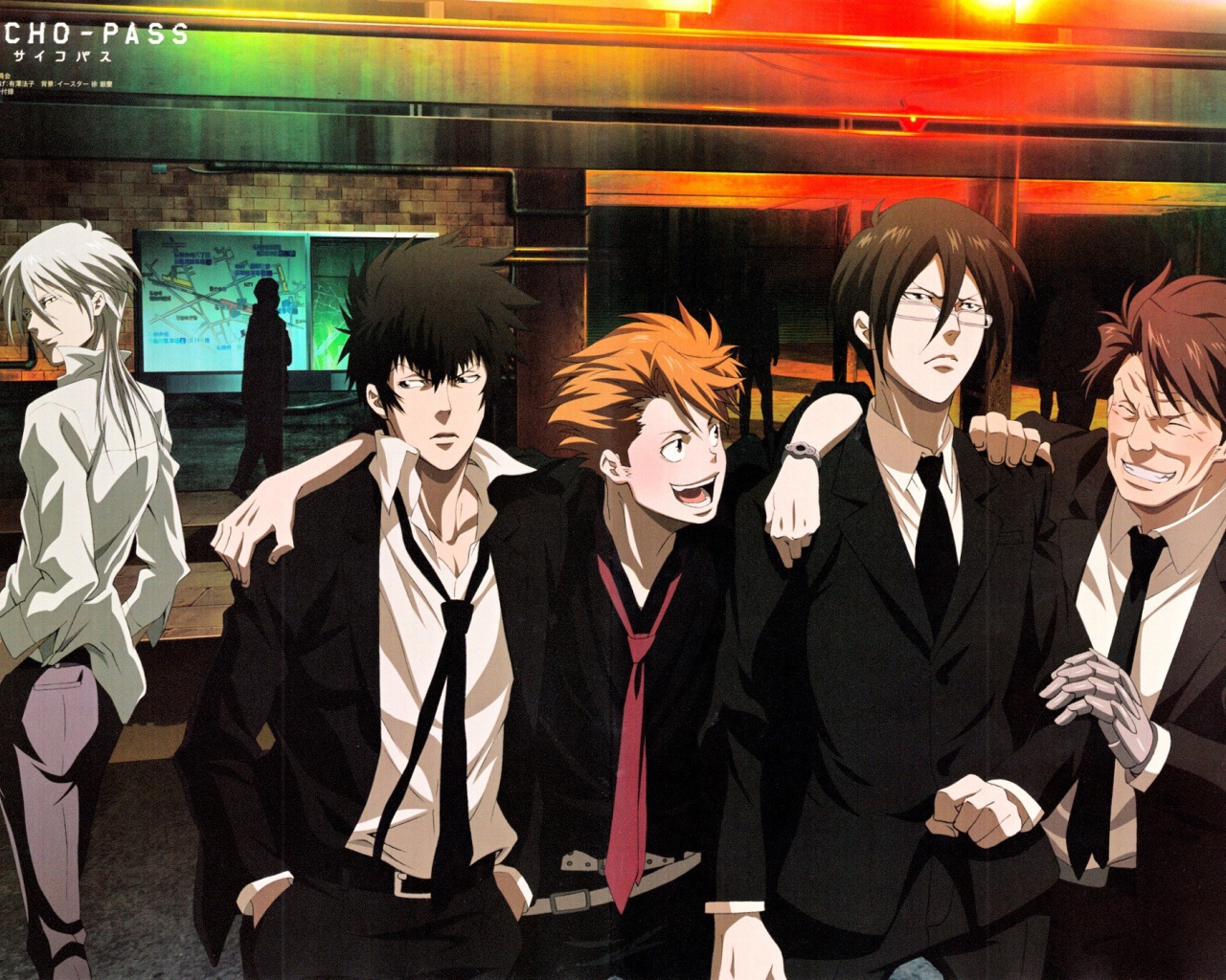 Главные герои аниме Psycho-Pass