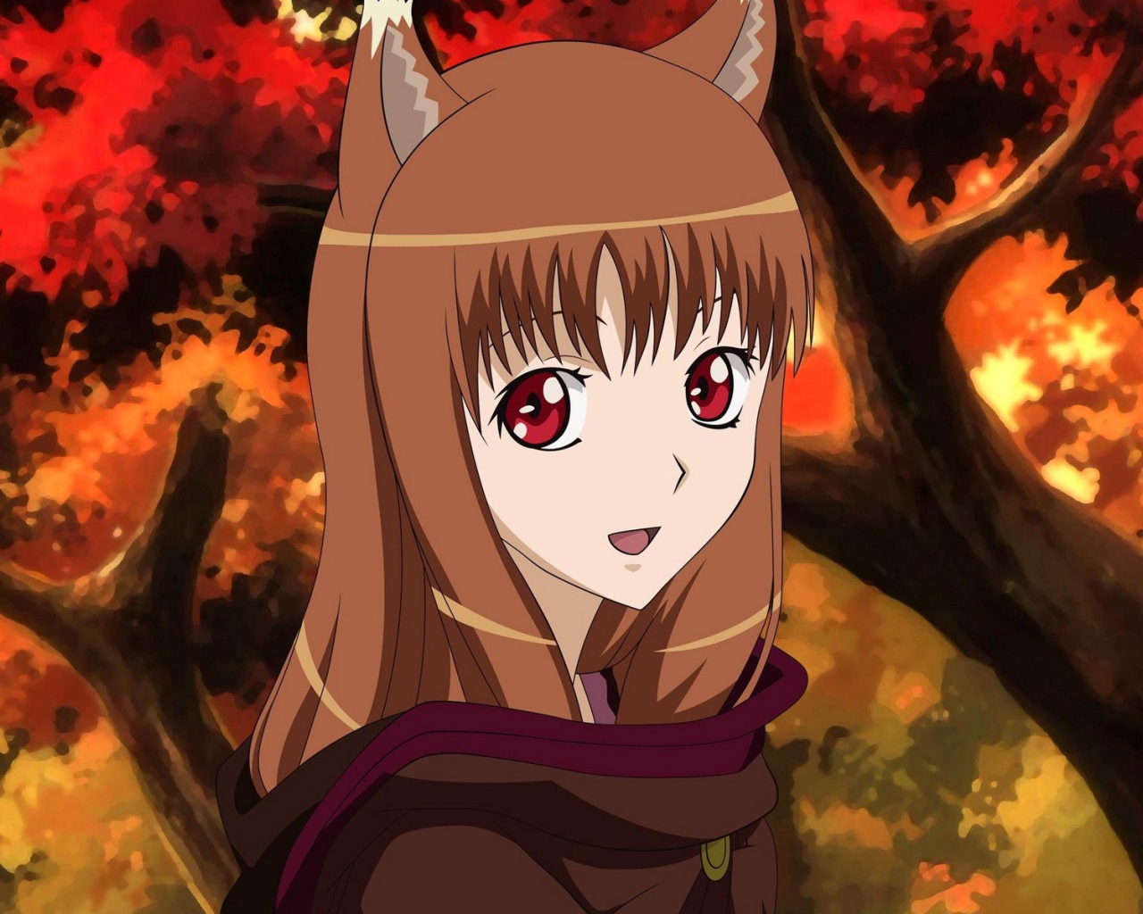 Главная героиня аниме Волчица и пряности