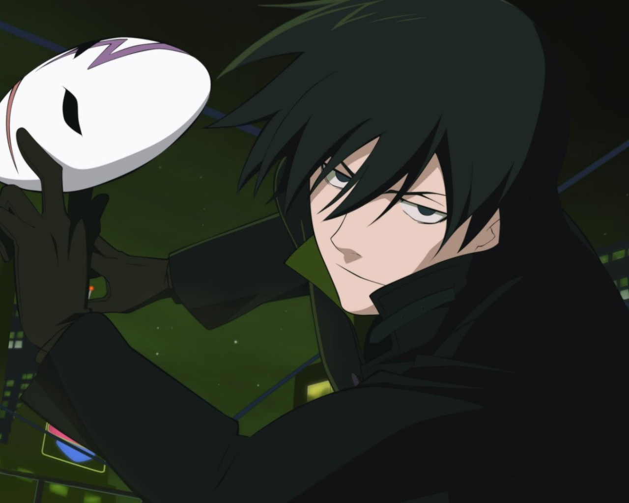 Главный герой аниме Темнее черного