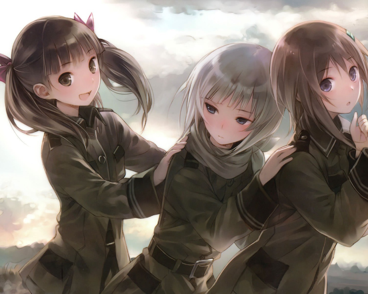 Подружки в аниме Звуки небес