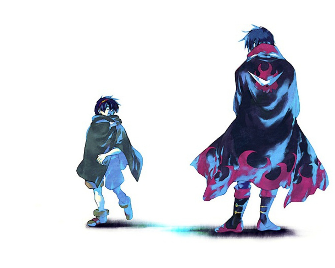 Два персонажа аниме Гуррен-Лаганн