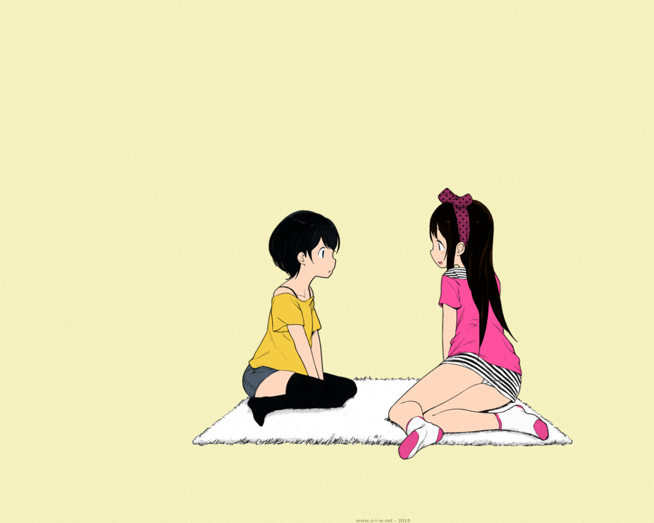 Две девушки из аниме Henreader