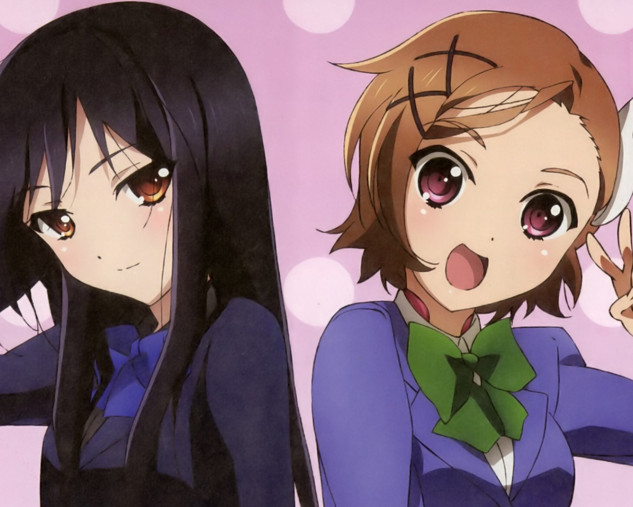 Две девушки аниме в манге Accel World