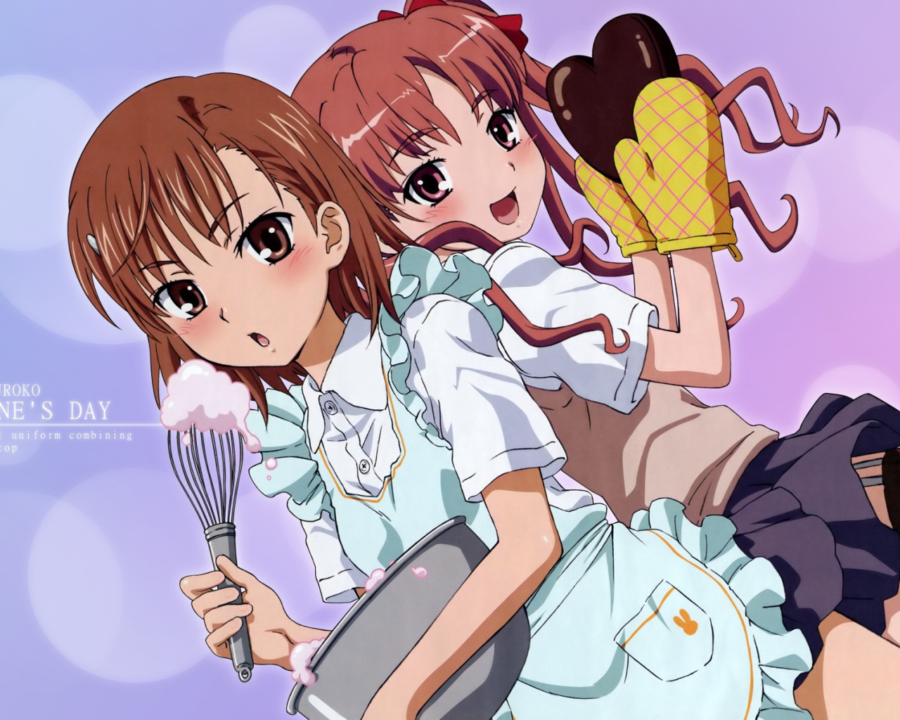 Две девушки из аниме Некий научный Рейлган