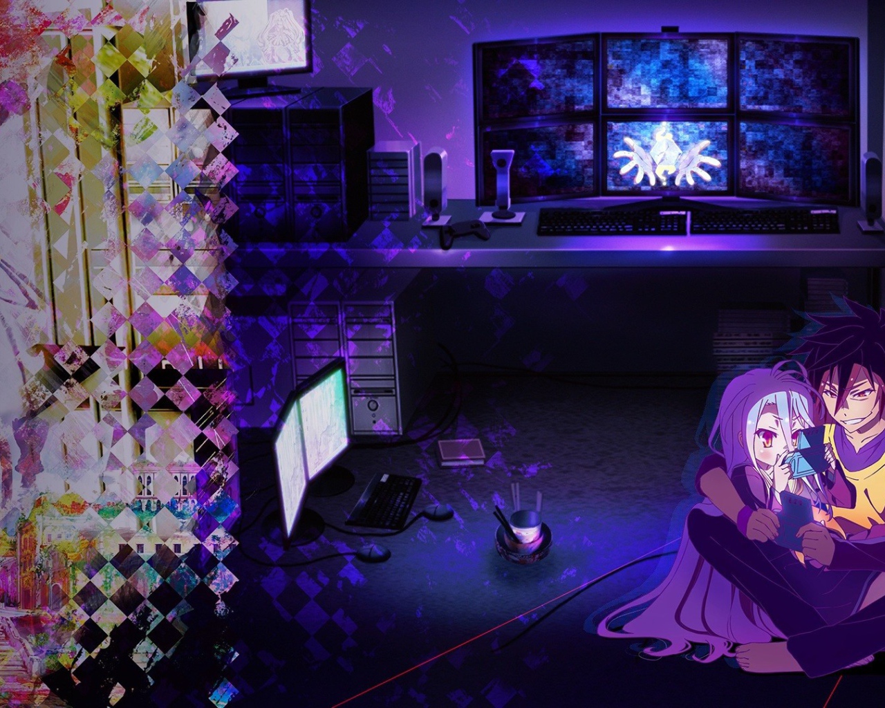 Двое в комнате, аниме Игра на выживание