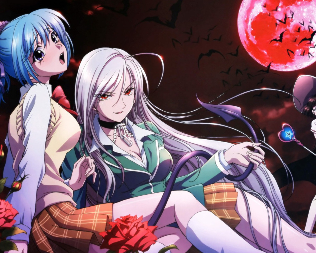 Вампиры в аниме Крестик + Вампир