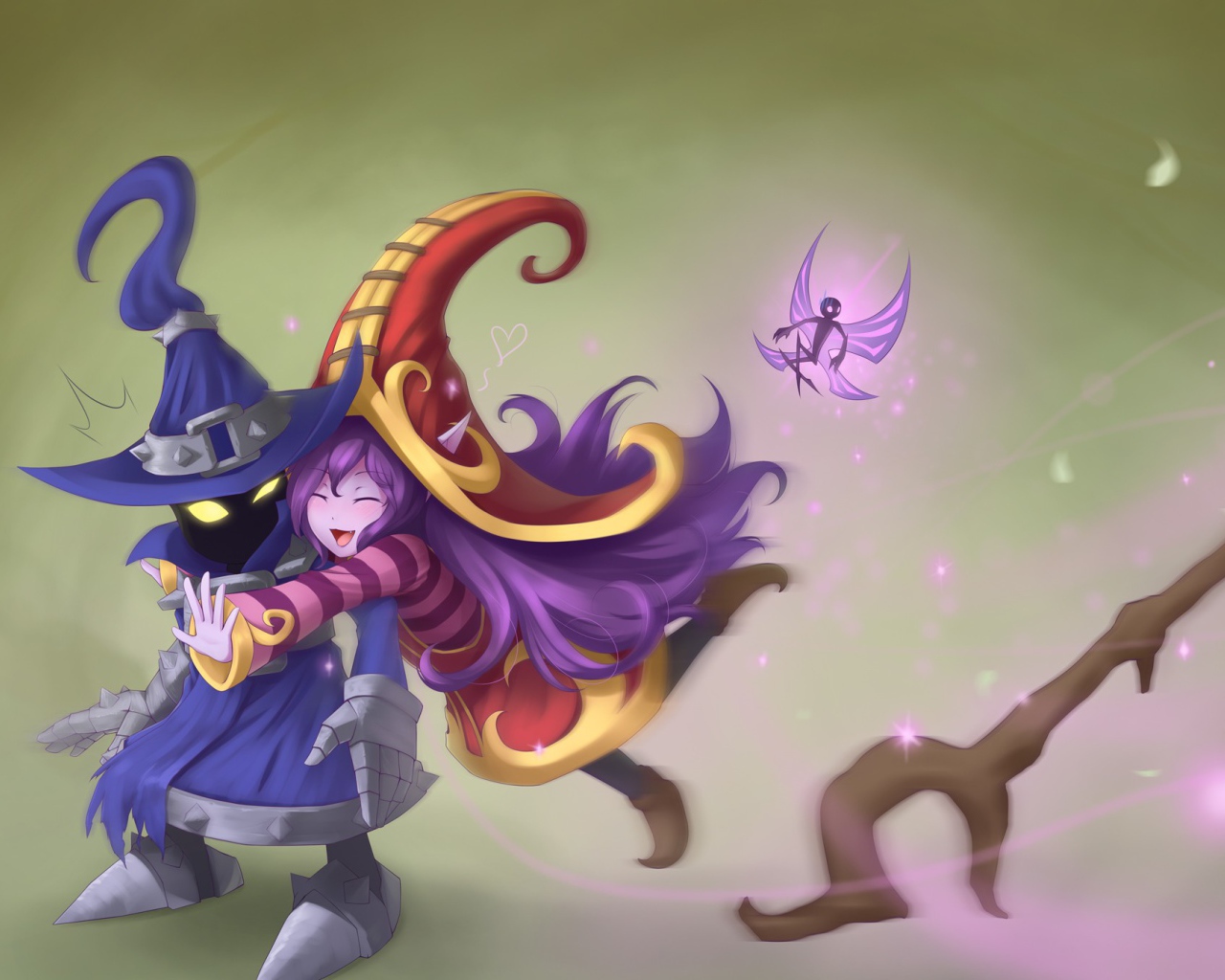 Вейгар и Лулу в аниме Лига легенд