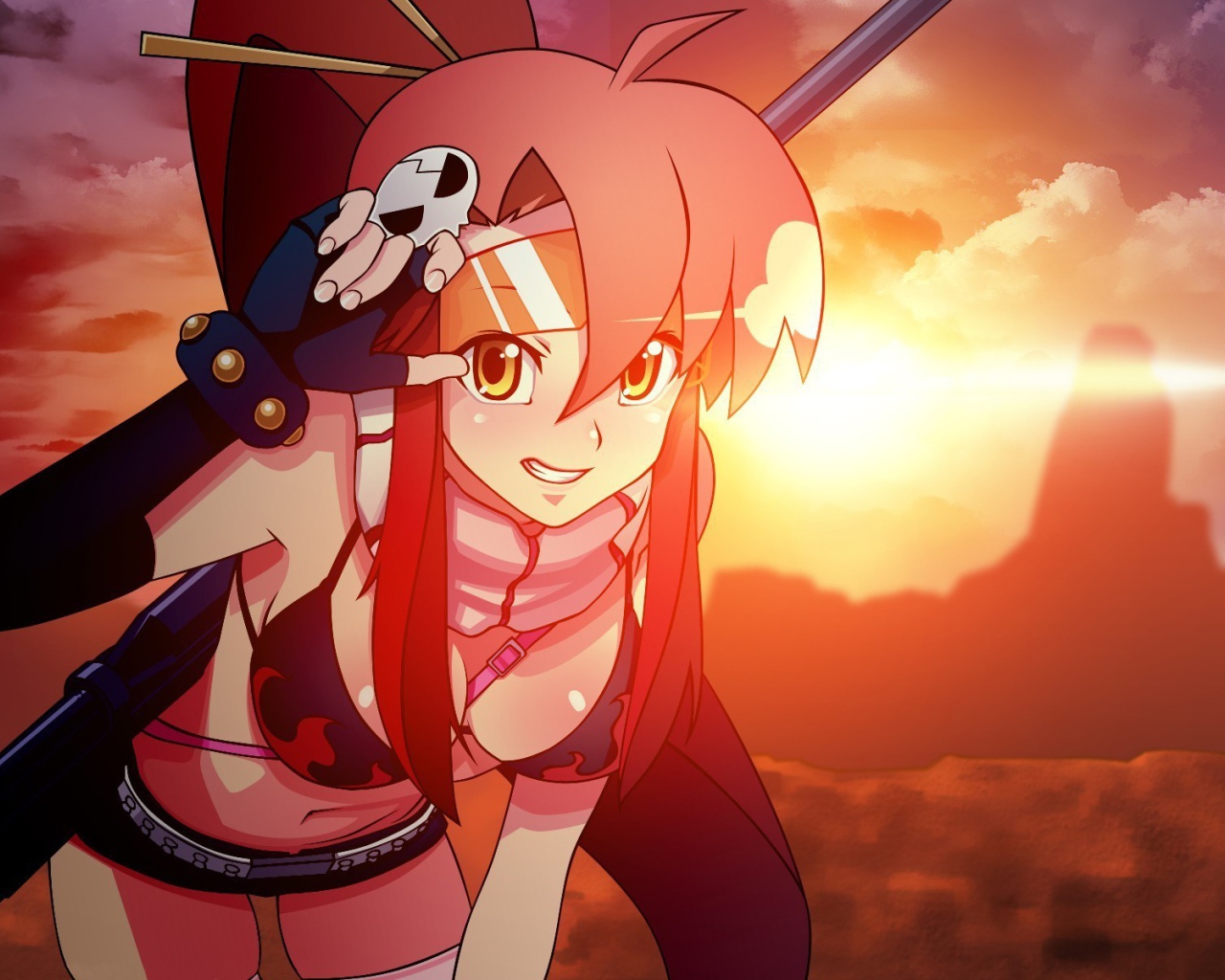 Девушка воин из аниме Тэнгэн Топпа Гуррен-Лаганн