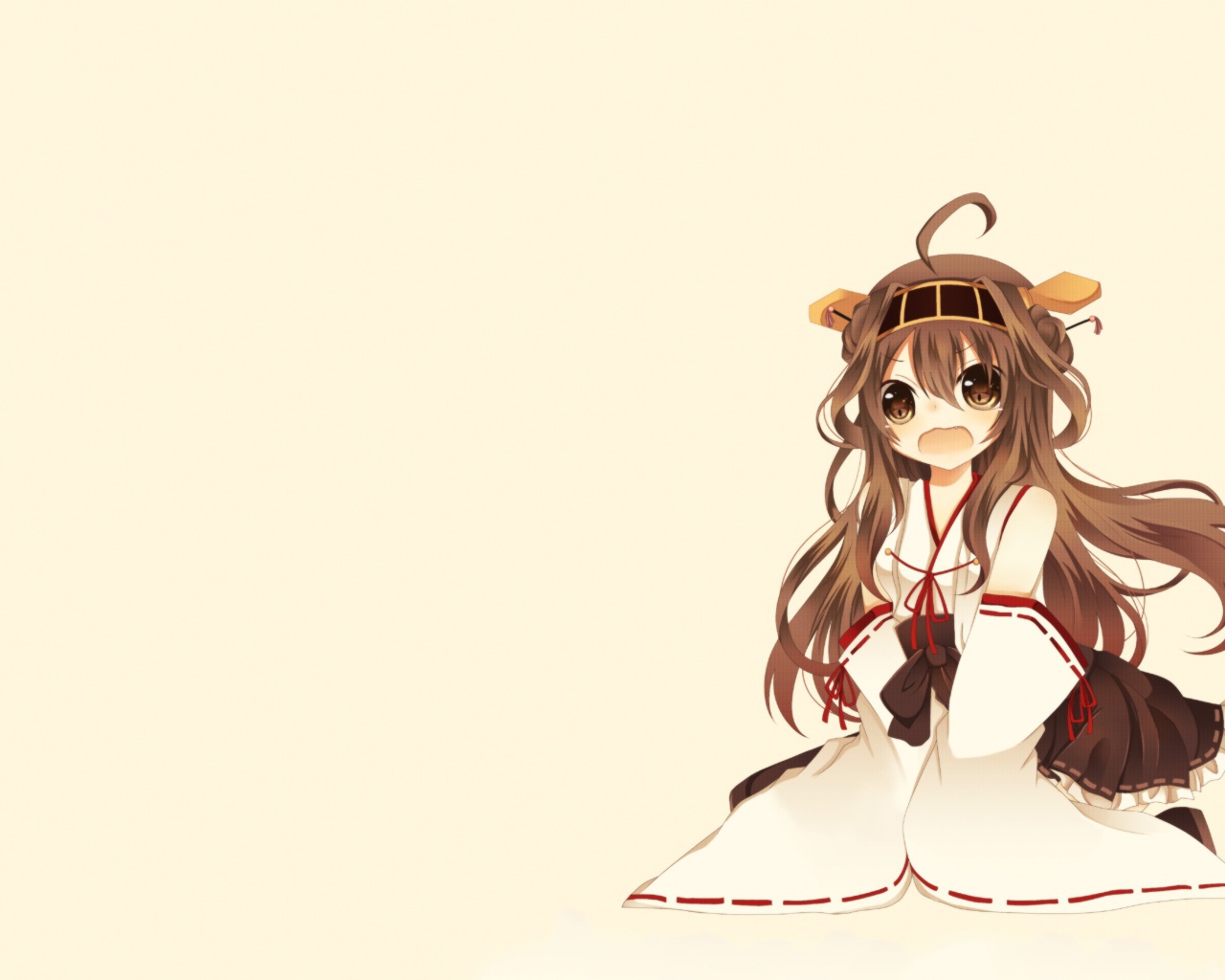 Злая девушка, аниме Kongou