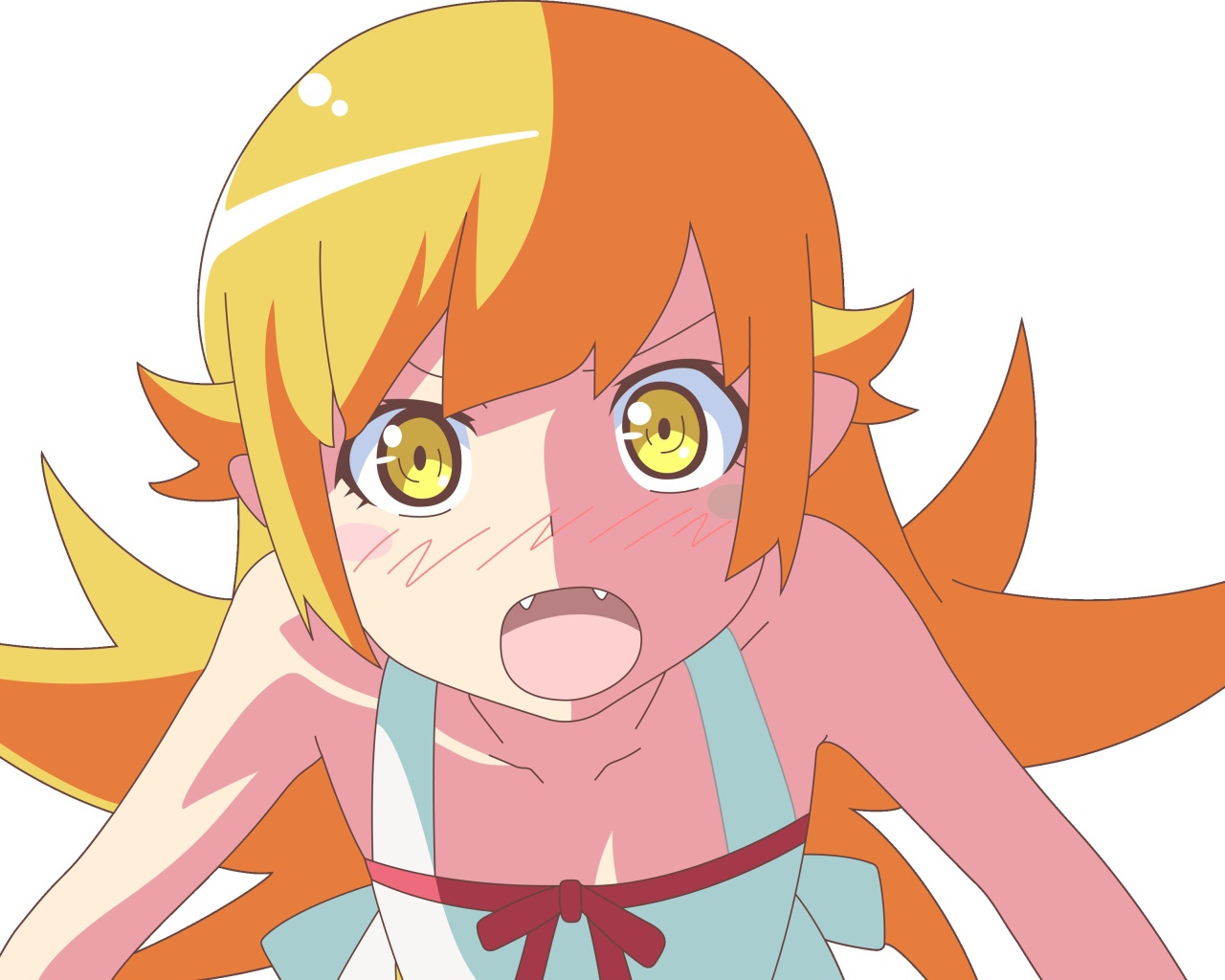 Злая девушка аниме Ошино Шинобу