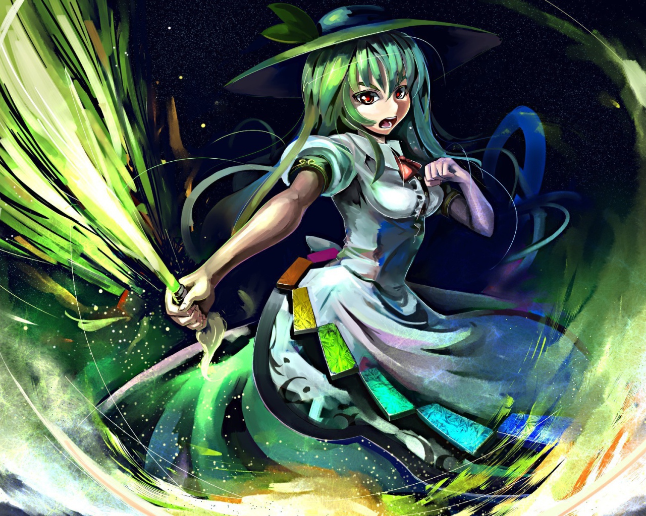 Ведьма в аниме Touhou Project