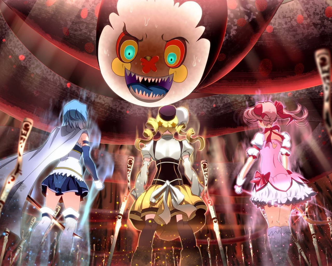 Колдуньи из аниме Девочка-волшебница Мадока