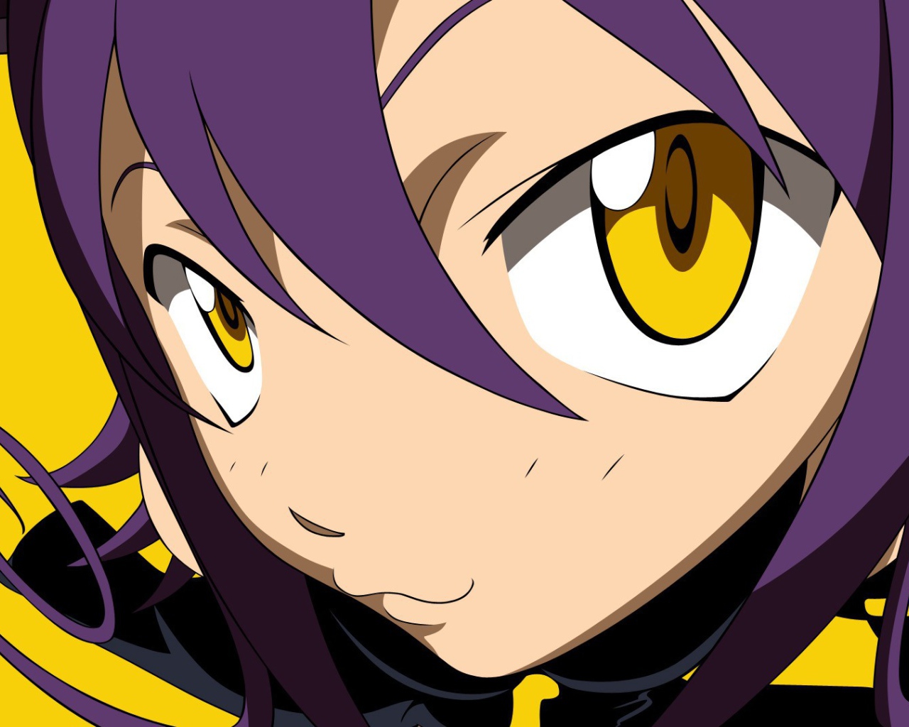 Желтоглазая героиня аниме Soul Eater