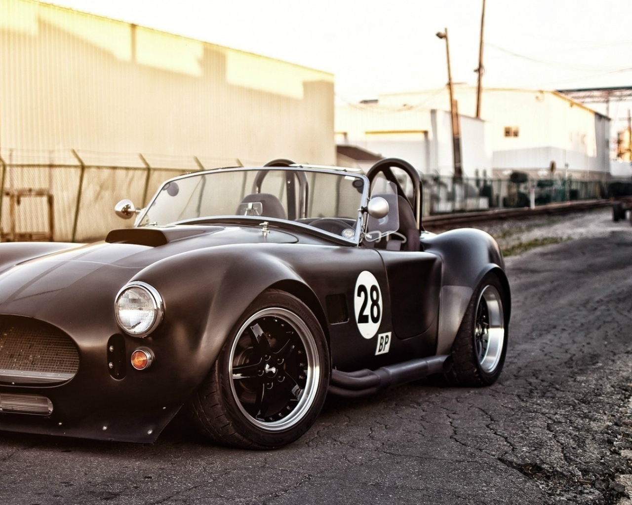 Черный Шелби кобра