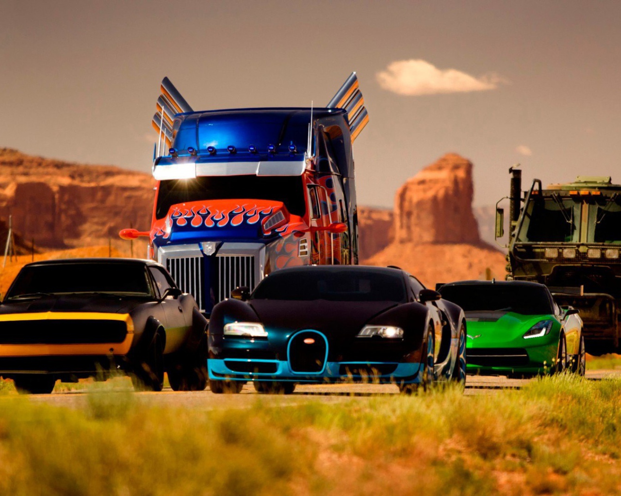 Автомобили из фильма Трансформеры