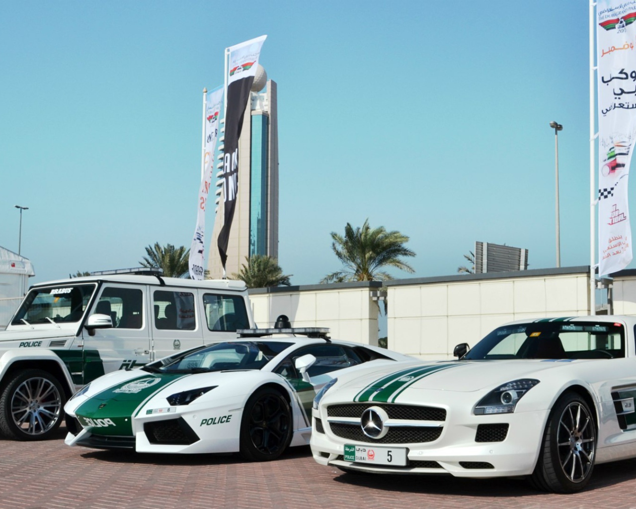 Автомобили полиции Дубая