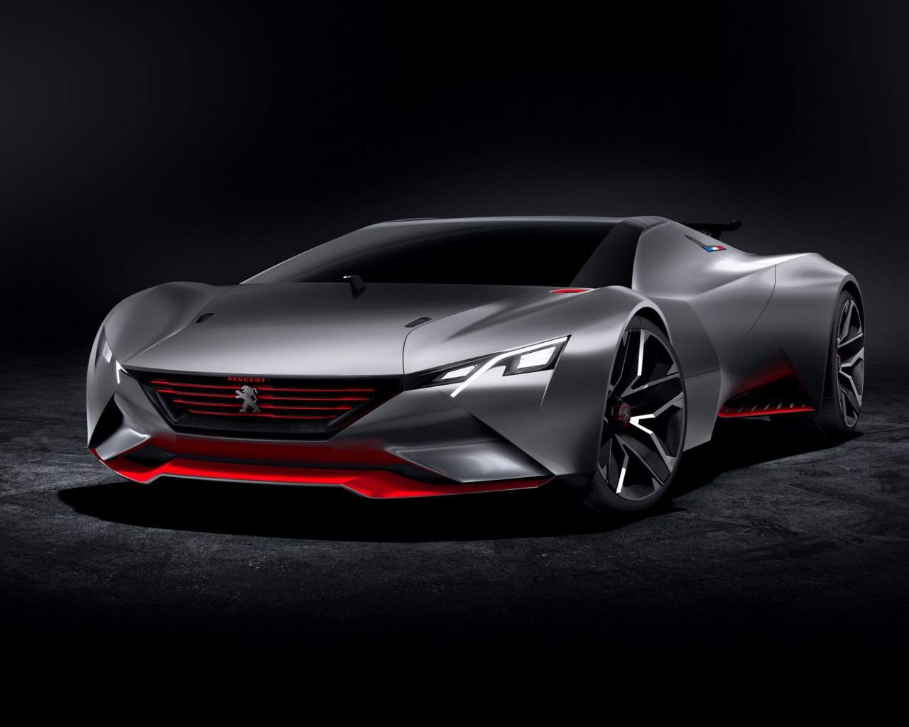 Серый Peugeot Vision GT