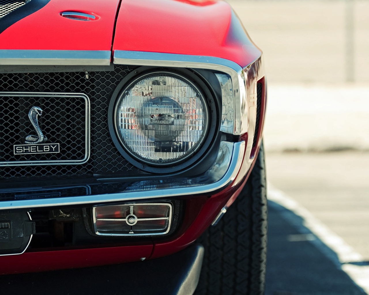 Мощный автомобиль Шелби