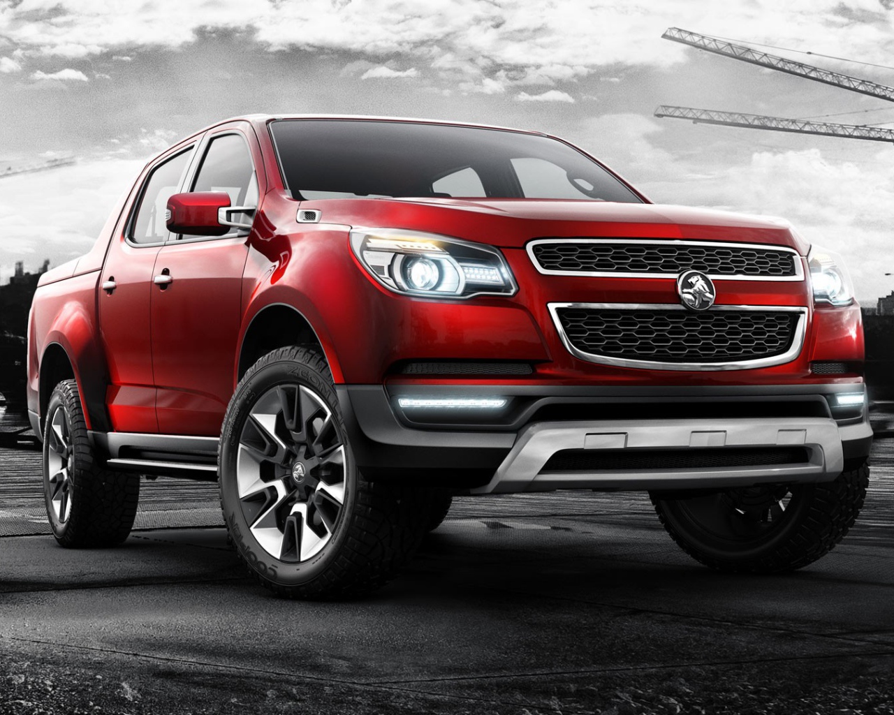 Мощный автомобиль Holden Colorado