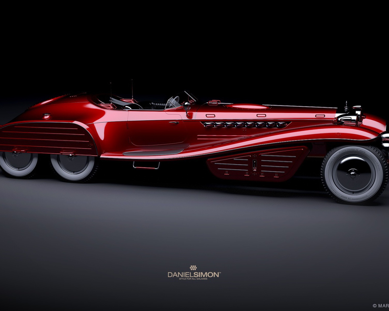 Супер мощный автомобиль из комиксов